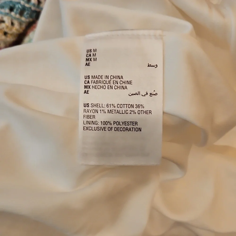 INC International Concepts Multicolor Off-Shoulder Dress size M - Picture 8 of 10